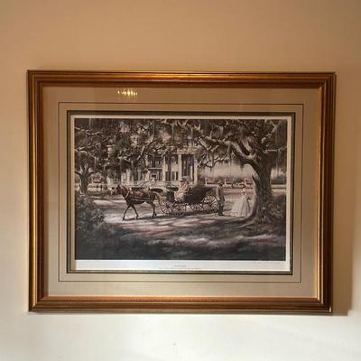 Framed Artwork by Stan Joel Strickland, “High Cotton”