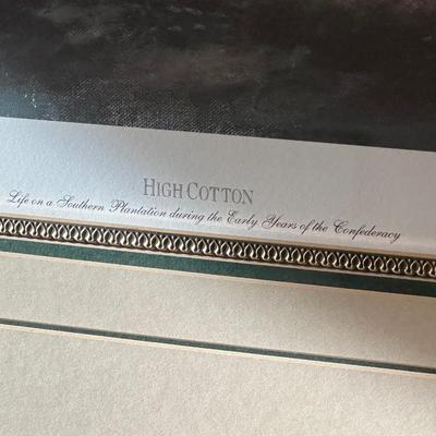 Framed Artwork by Stan Joel Strickland, “High Cotton”