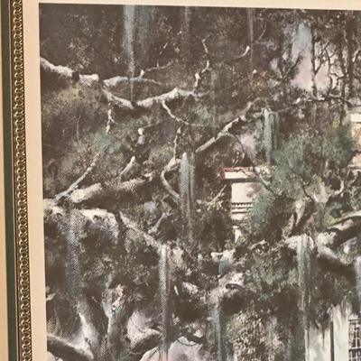 Framed Artwork by Stan Joel Strickland, “High Cotton”