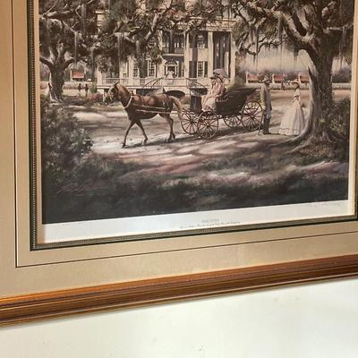 Framed Artwork by Stan Joel Strickland, “High Cotton”