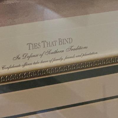 Framed Artwork by Stan Joel Strickland, “Ties That Bind”