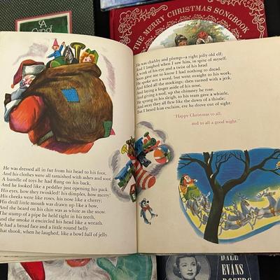 Lot of Vintage Children’s Christmas Books