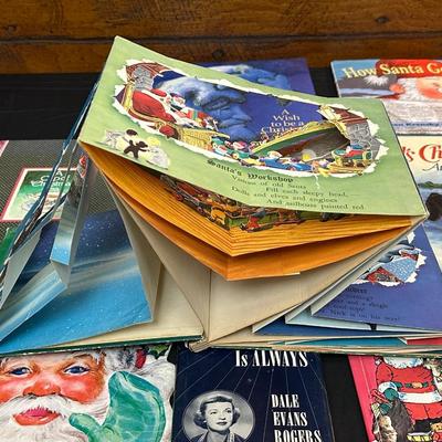 Lot of Vintage Children’s Christmas Books