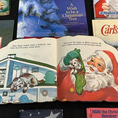Lot of Vintage Children’s Christmas Books