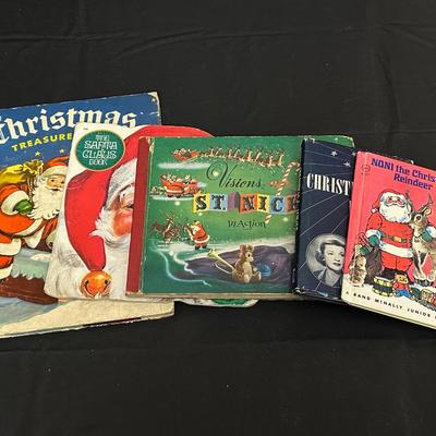 Lot of Vintage Children’s Christmas Books