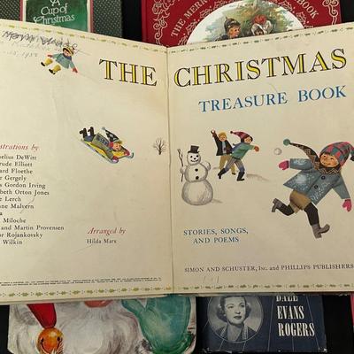 Lot of Vintage Children’s Christmas Books