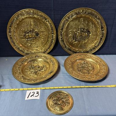 Vintage Brass Wall Plates