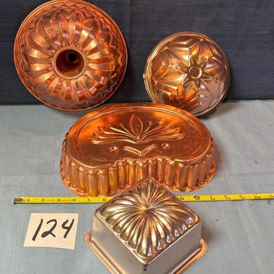 Vintage Copper Molds