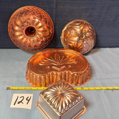 Vintage Copper Molds