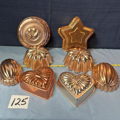 Vintage Copper Molds
