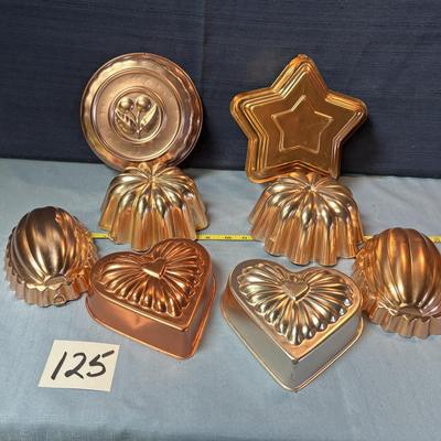 Vintage Copper Molds