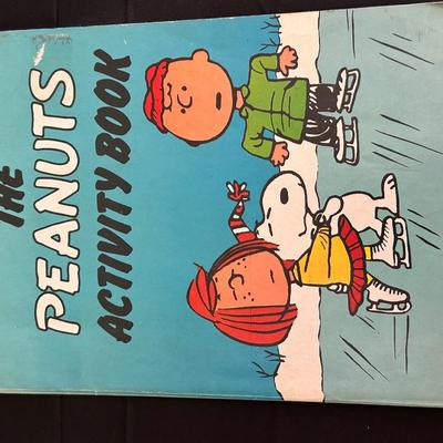 The Peanuts Vintage Figurines and an Activity Book