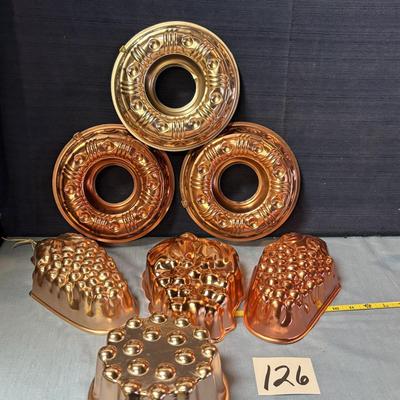 Vintage Copper Molds