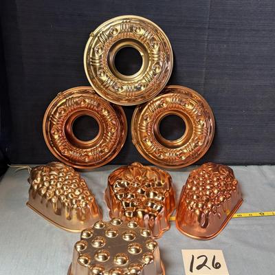 Vintage Copper Molds