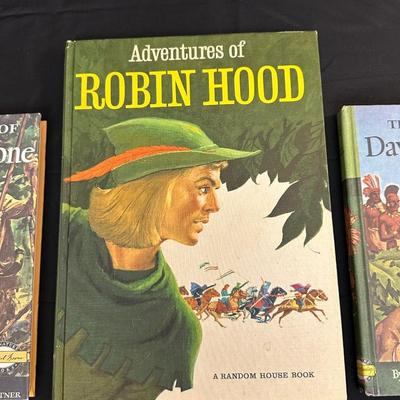 Lot of Vintage Children’s Adventure Books including Robin Hood!