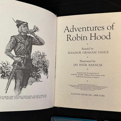 Lot of Vintage Children’s Adventure Books including Robin Hood!