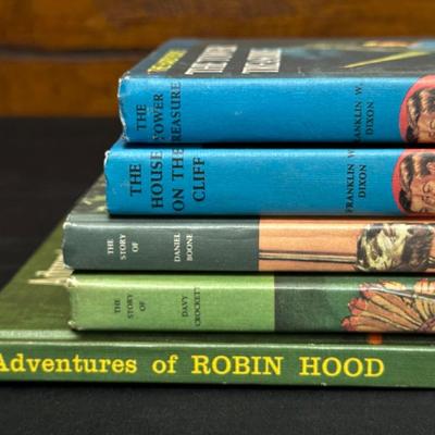 Lot of Vintage Children’s Adventure Books including Robin Hood!