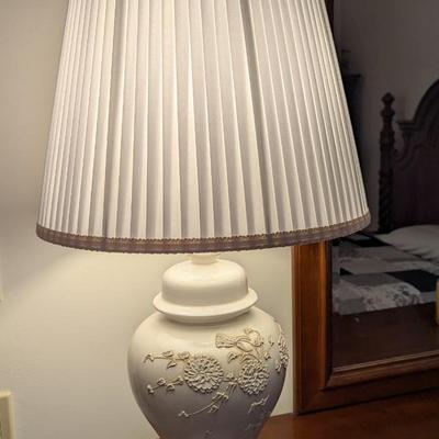 Decorative Raised Flower Design Lamp Choice B