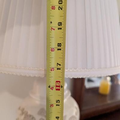 Decorative Raised Flower Design Lamp Choice B