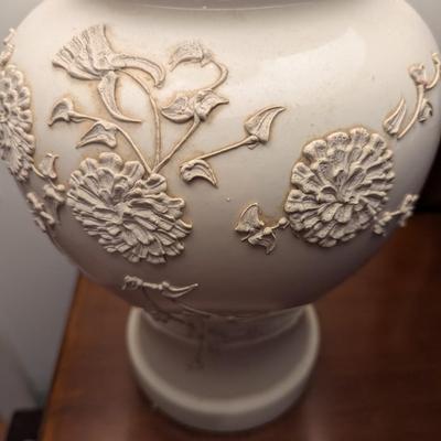 Decorative Raised Flower Design Lamp Choice B