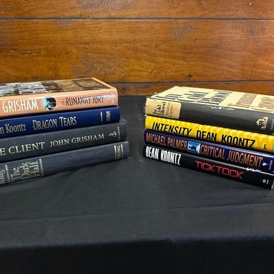 Lot of Suspense & Thriller Books including Authors John Grisham & Dean Koontz