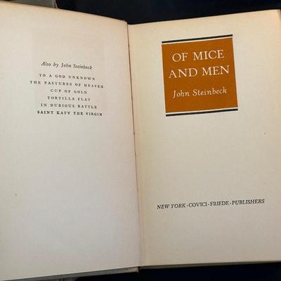 Lot of Vintage Hardcover Books including Authors Margaret Mitchell & John Steinbeck
