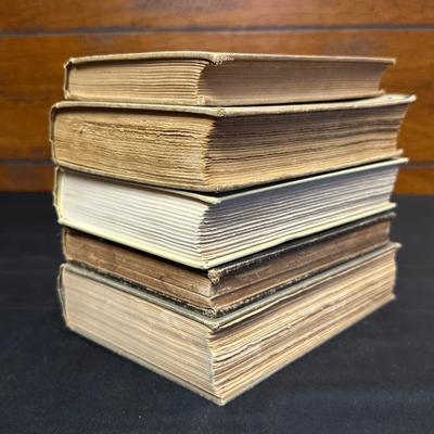 Lot of Vintage Hardcover Books including Authors Margaret Mitchell & John Steinbeck