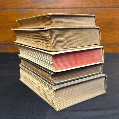 Lot of Vintage Hardcover Books including Authors Margaret Mitchell & John Steinbeck