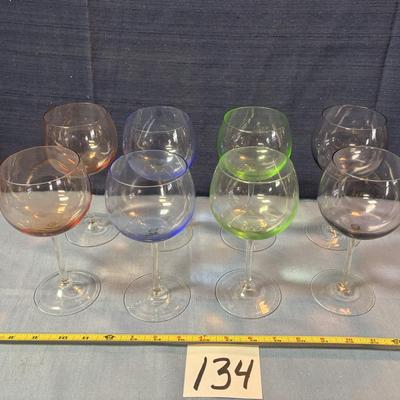 Vintage Balloon Wine Glasses