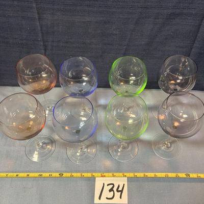Vintage Balloon Wine Glasses