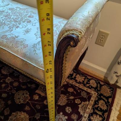 Upholstered Demi Love Seat