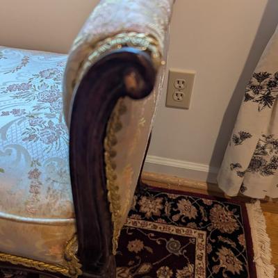 Upholstered Demi Love Seat