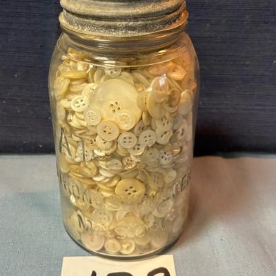 Vintage Button Jar