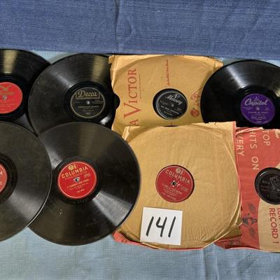 Vintage 78 RPM Records