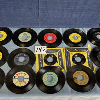 Vintage 45 rpm Vinyl Records