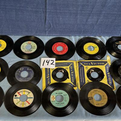 Vintage 45 rpm Vinyl Records