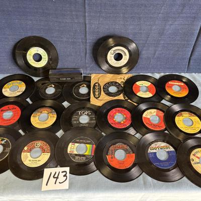 Vintage 45 rpm Vinyl Records