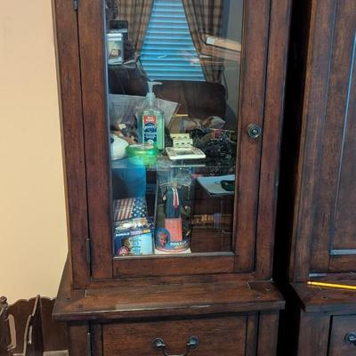 Entertainment Display Cabinet Choice A 24" Wide Depth 20" Height 68 3/4"