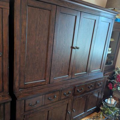 Lane Entertainment Center Length 64" Depth 24 1/4" Height 74 3/4"