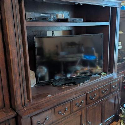Lane Entertainment Center Length 64" Depth 24 1/4" Height 74 3/4"