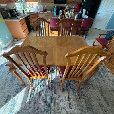 wood dining set