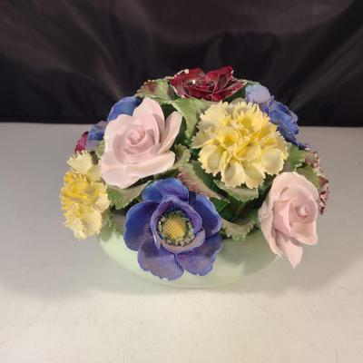 Collection of Porcelain Flowers