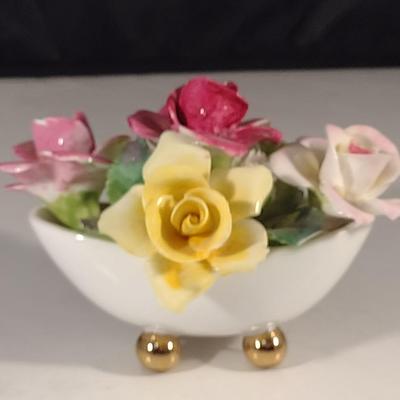 Collection of Porcelain Flowers