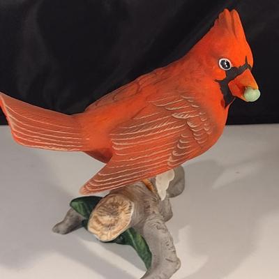 Pair of Cardinal Porcelain Figurines- Stangl and Avon