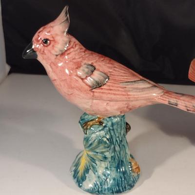 Pair of Cardinal Porcelain Figurines- Stangl and Avon