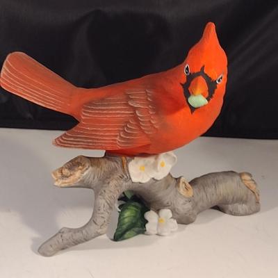 Pair of Cardinal Porcelain Figurines- Stangl and Avon