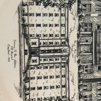 Lot of Vintage Items Celebrating Greenville’s Hospital System includes a Nurses Cape from Greenville General!