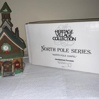 Department 56 Heritage Village collection North Pole series North Pole Chapel