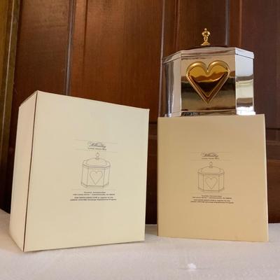 Lot of 2 Lenox Williamsburg Large Heart Boxes