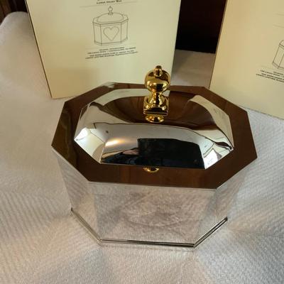 Lot of 2 Lenox Williamsburg Large Heart Boxes